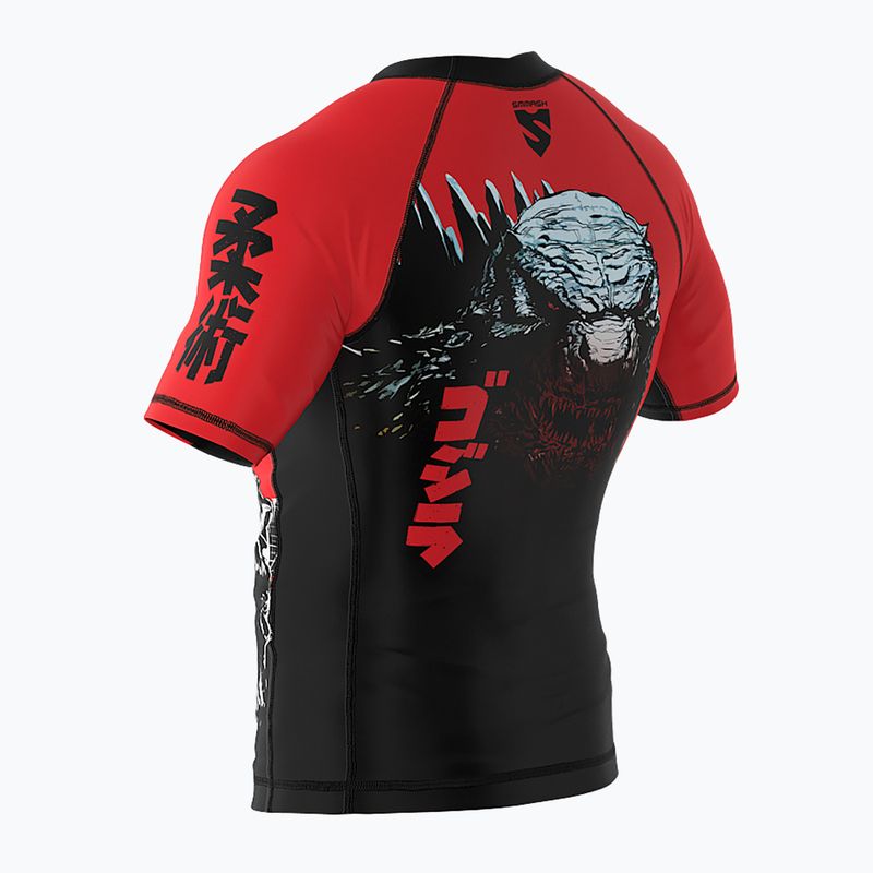 SMMASH Zilla pánsky rashguard červený RSO2 5