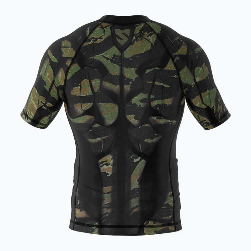 SMMASH Tiger Armour detský rashguard zelený 2