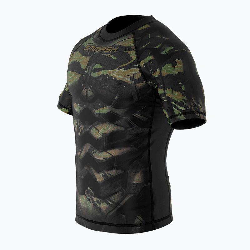 SMMASH Tiger Armour detský rashguard zelený 4