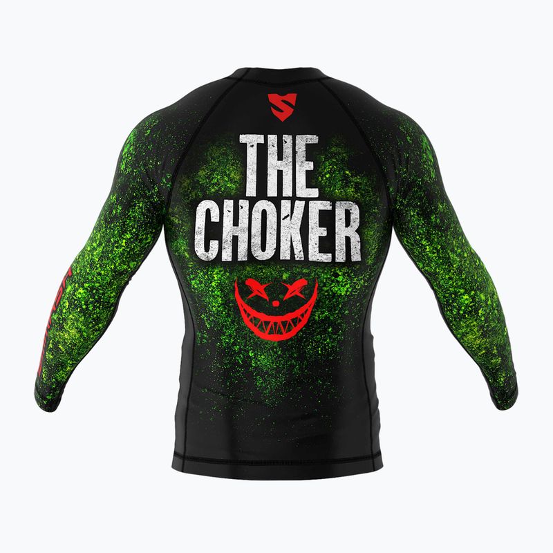 SMMASH The Choker green RSO3 pánsky rashguard s dlhým rukávom 2