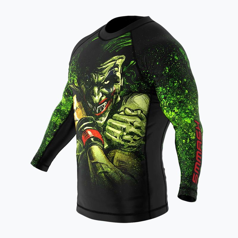 SMMASH The Choker green RSO3 pánsky rashguard s dlhým rukávom 3