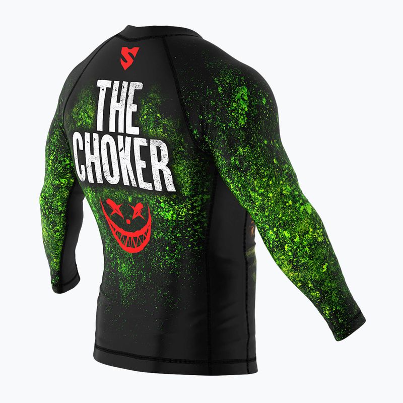 SMMASH The Choker green RSO3 pánsky rashguard s dlhým rukávom 5