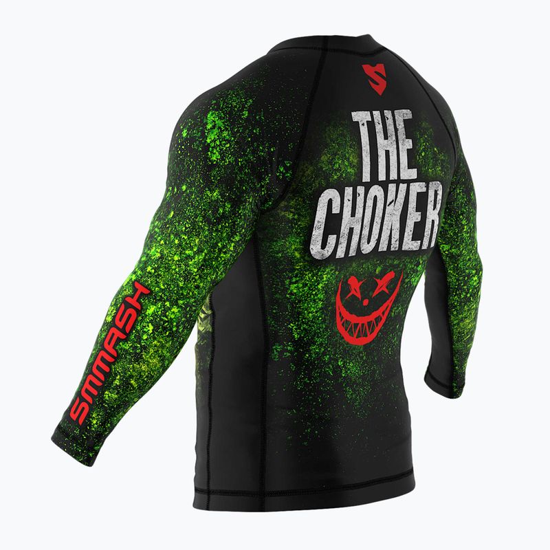 SMMASH The Choker green RSO3 pánsky rashguard s dlhým rukávom 6