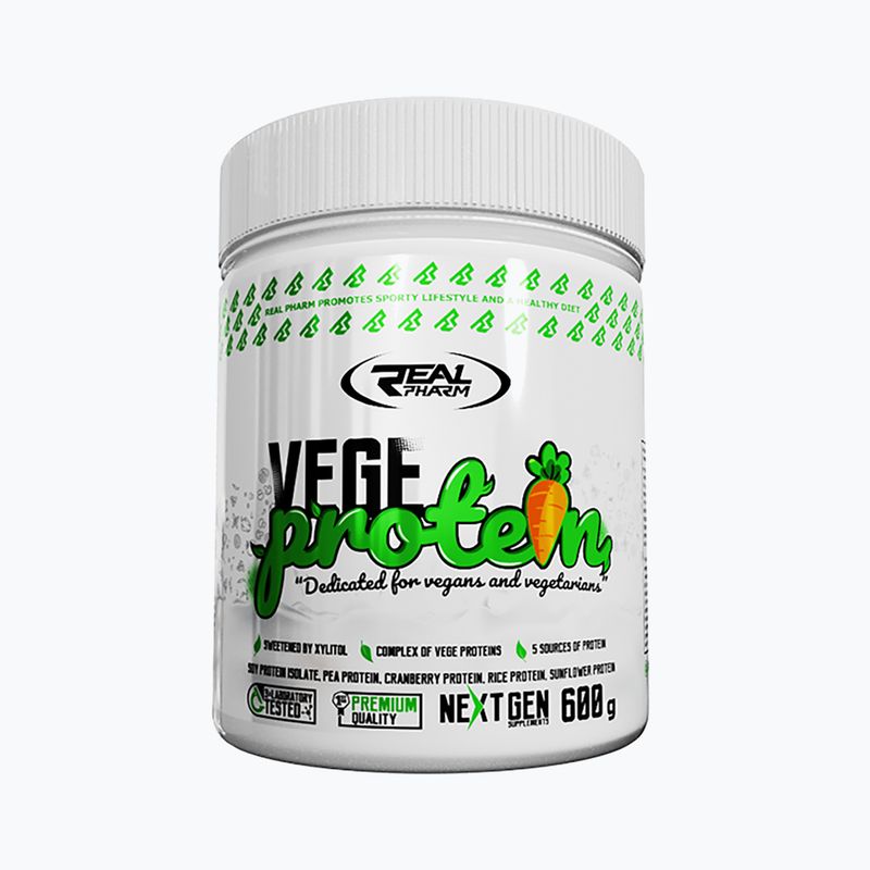 Real Pharm Vege Protein 600g čokoláda 709080