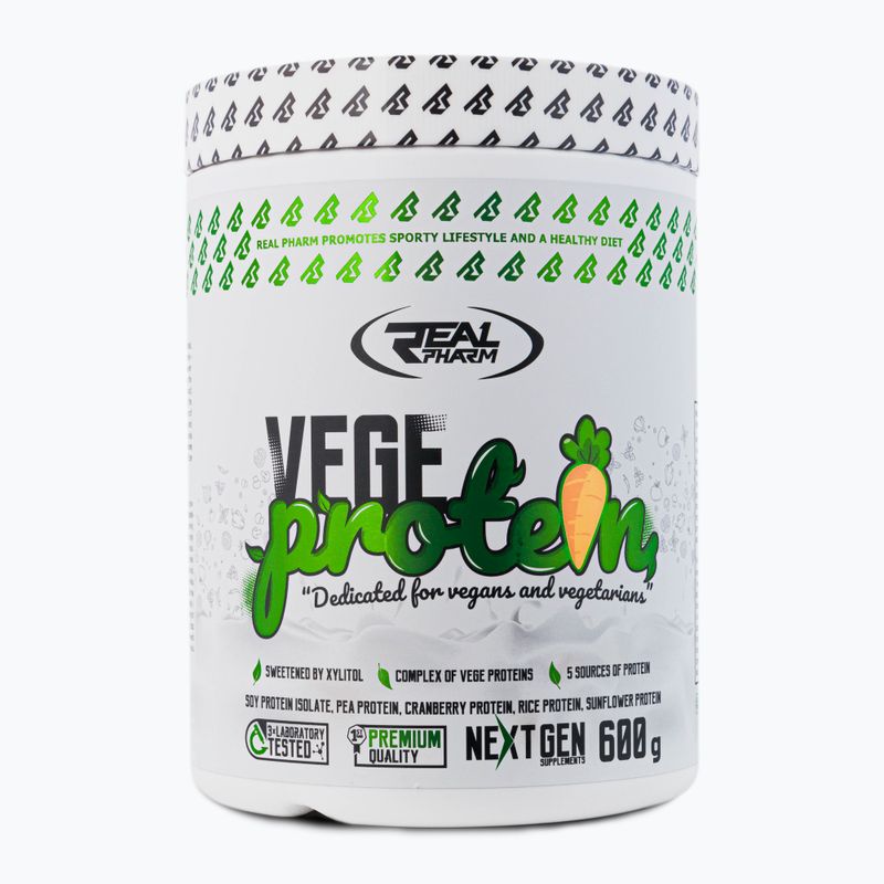 Real Pharm Vege Protein 600g slaný karamel 709103