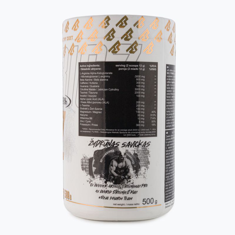 Real Pharm Big Z predtréningovka 500g citrón-pomaranč 710147 2