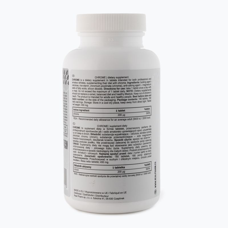 Suplement Real Pharm Chrom 180 tabliet 2
