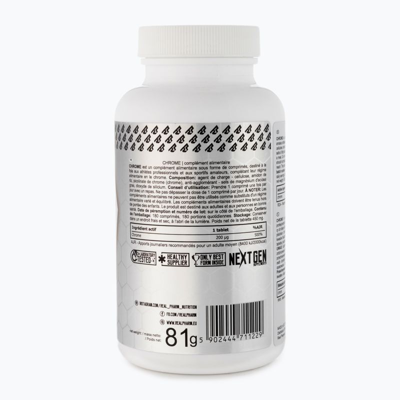 Suplement Real Pharm Chrom 180 tabliet 3