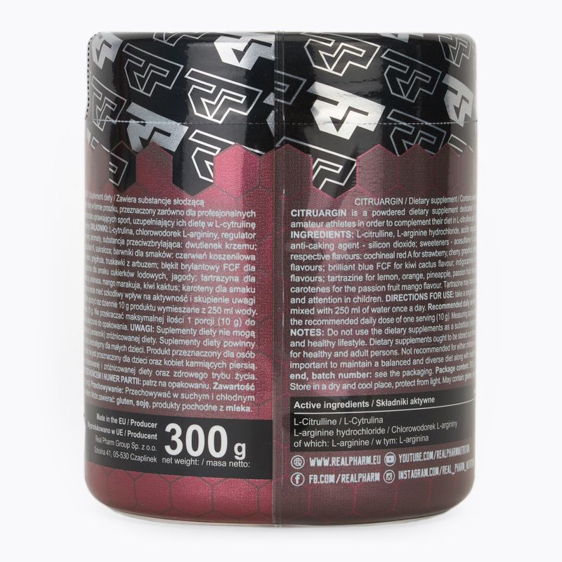 Real Pharm Citrulín + Arginín 300 g oranžový 2