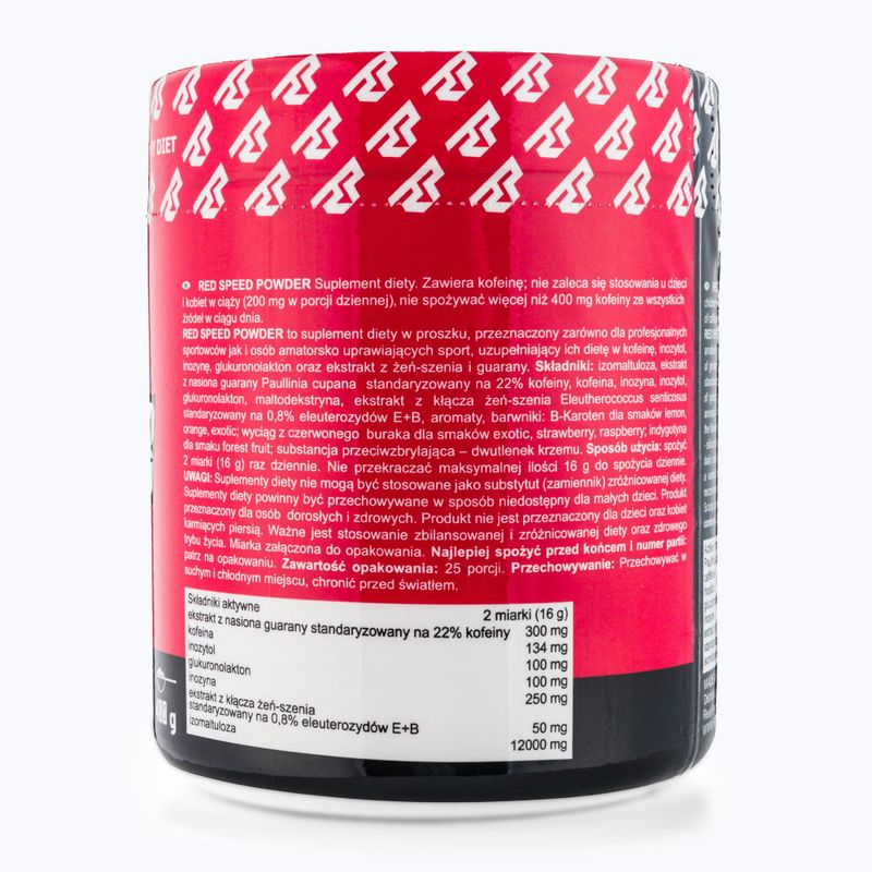 Real Pharm predtréningový prášok Red Speed 400g čerešňa 714992 2