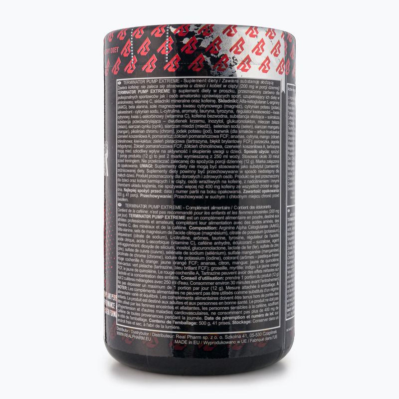 Real Pharm Terminator pred tréningom 500g čierne ríbezle 715043 3