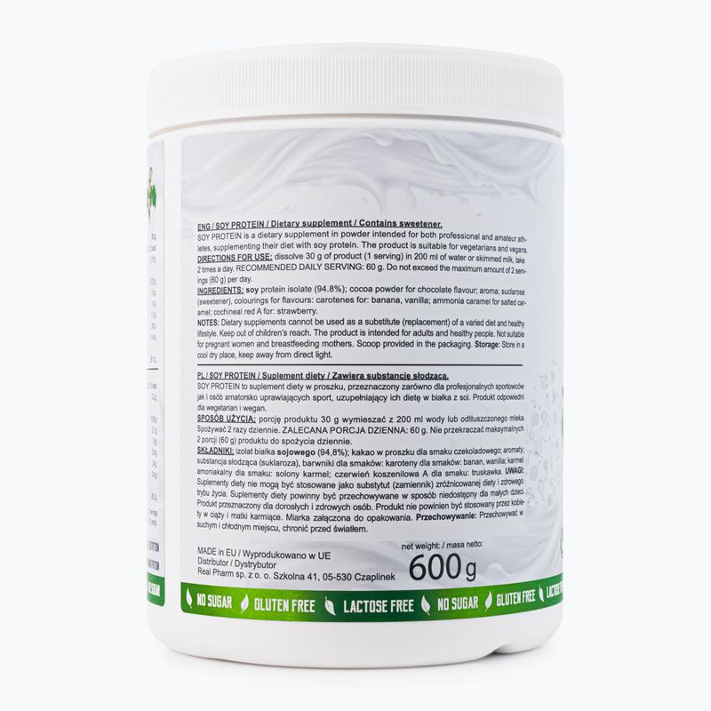 Real Pharm Sójový proteín 600g jahoda 715319 3