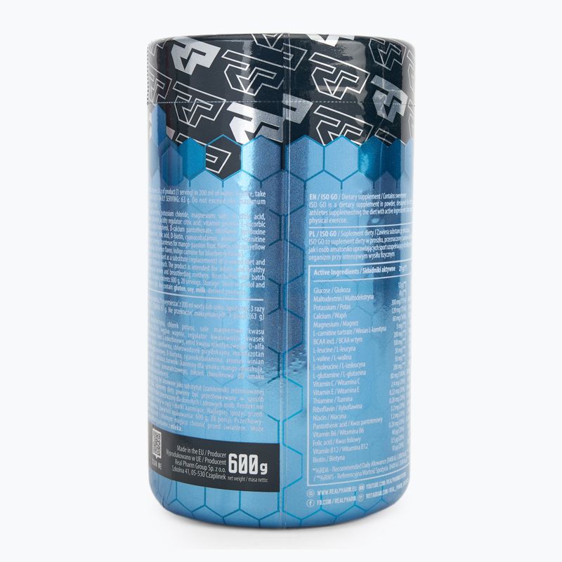 Izotonický nápoj Real Pharm ISO GO 600 g citrón 2