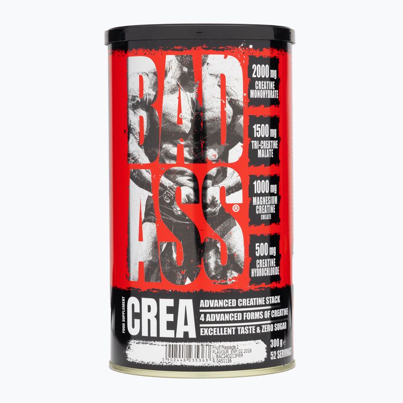 Kreatín  Fitness Authority Bad Ass Crea 300 g ovocná masáž