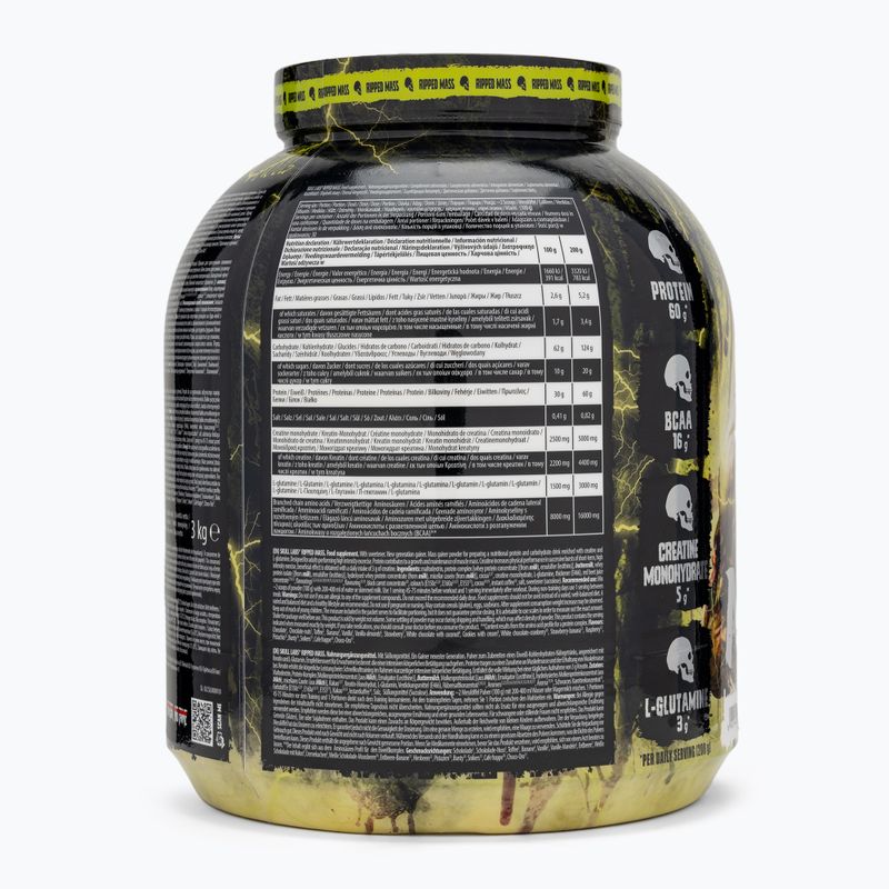 Gainer Fitness Authority Skull Labs Ripped 3 kg jahoda 2