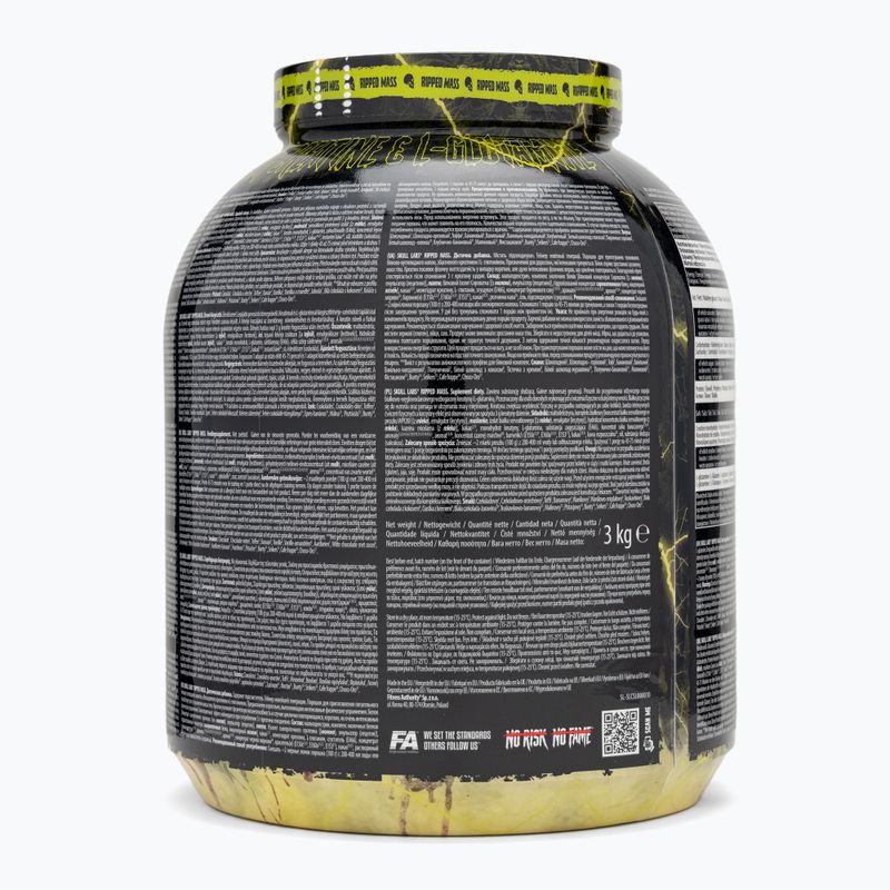 Gainer Fitness Authority Skull Labs Ripped 3 kg jahoda 3