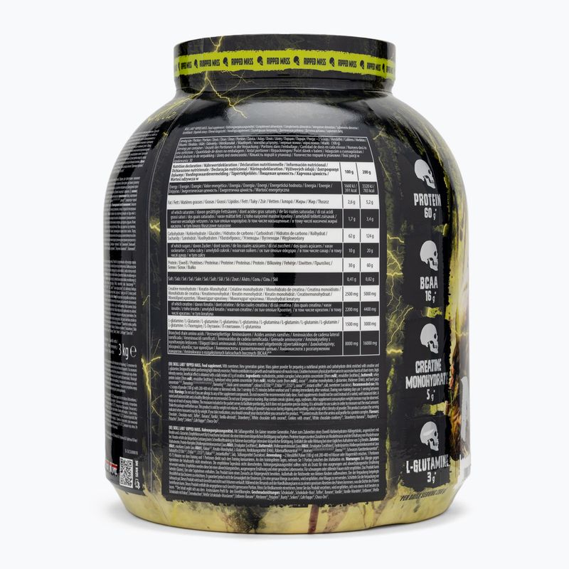 Gainer Fitness Authority Skull Labs Ripped 3 kg vanilka 2