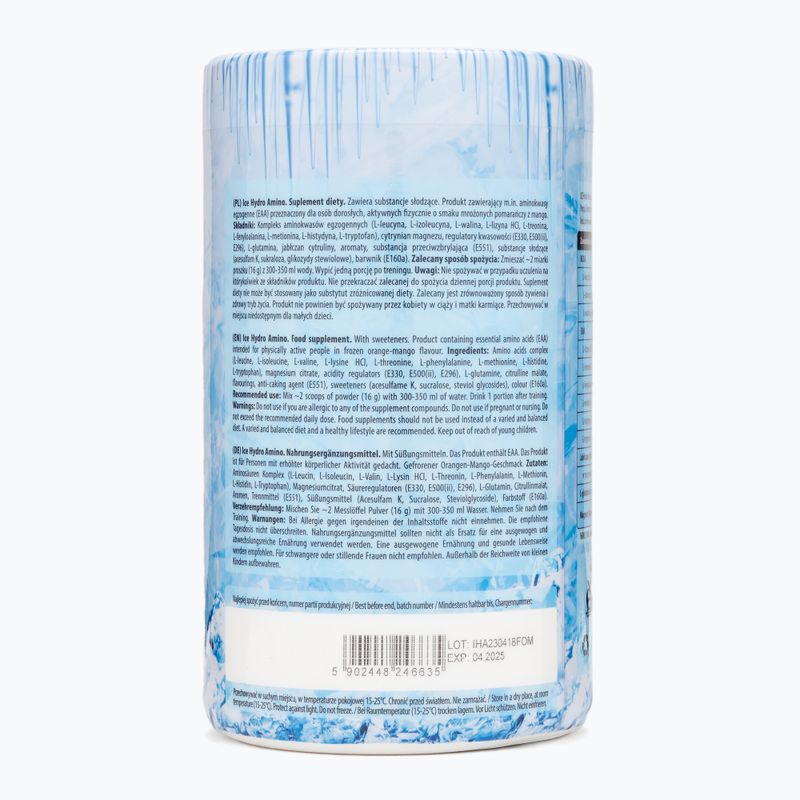 Aminokyseliny Fitness Authority  Fa Ice Hydro Amino 480 g oranžová/mango 3