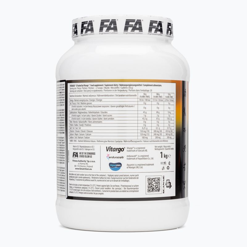 Sacharidy Fitness Authority FA Vitargo Liquid Energy 1 kg grapefruit/hrozno 2