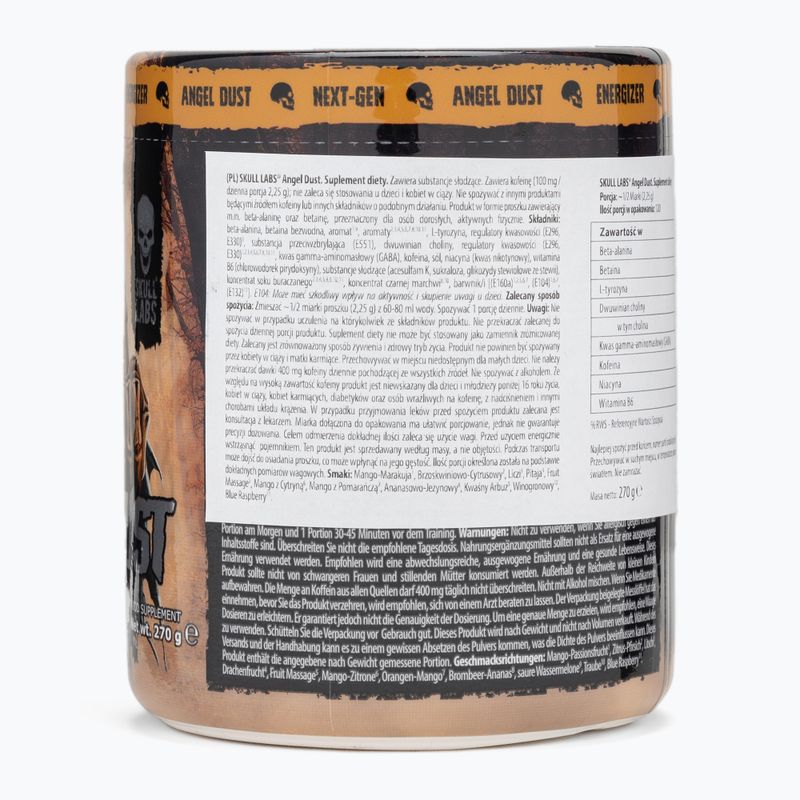 Fitness Authority predtréningovka Skull Labs Ange Dust 270 g mango/citrón 3