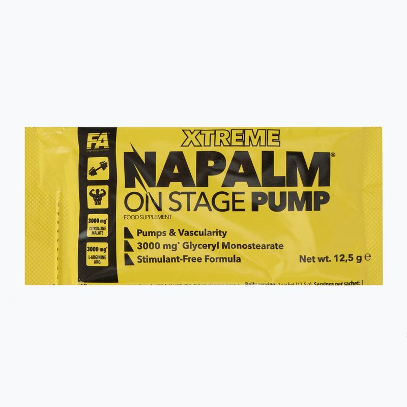 Fitness Authority predtréningový Napalm On Stage Pump 12,5 g mango/citrón
