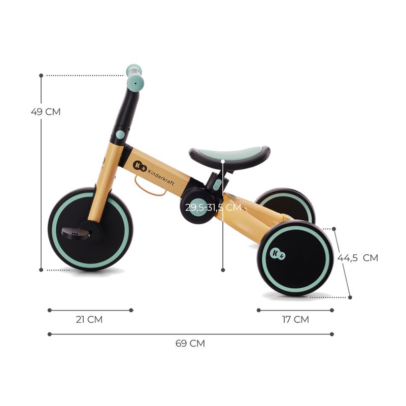 Trojkolka Kinderkraft 4TRIKE modrá 15