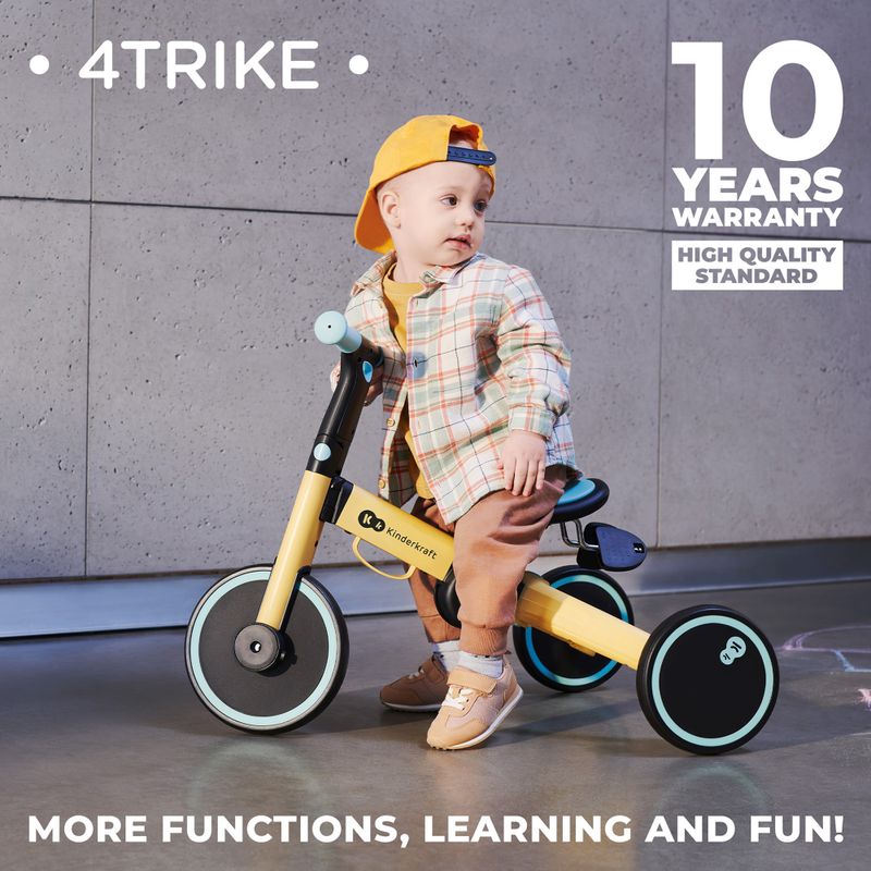 Kinderkraft bežecká trojkolka 4TRIKE sivá 15