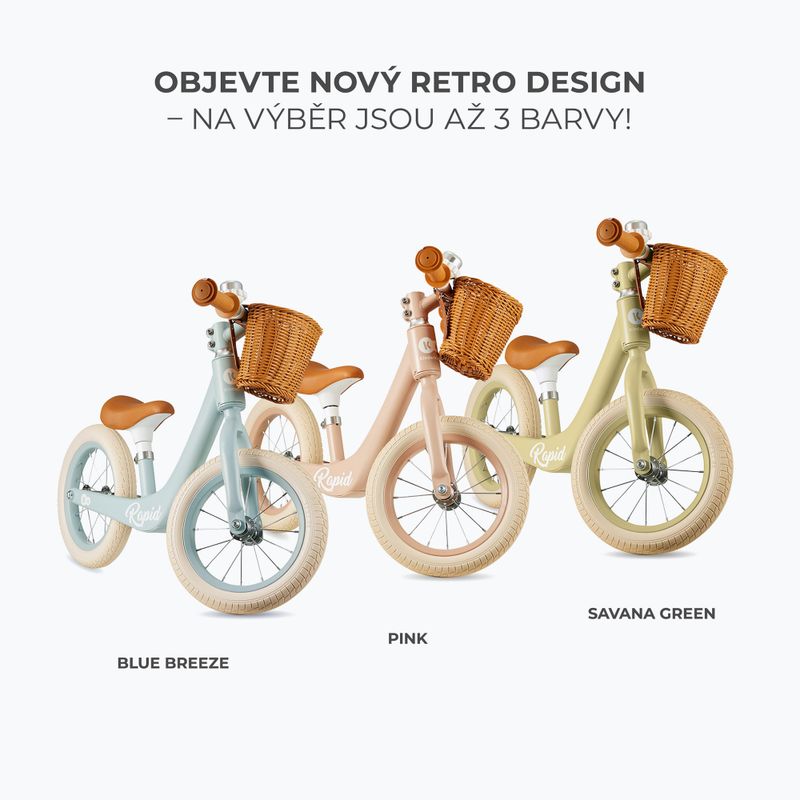 Odrážadlo Kinderkraft Rapid 2 modrý vánok 17