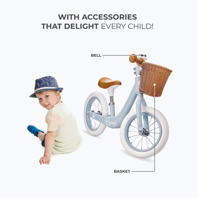 Odrážadlo Kinderkraft Rapid 2 modrý vánok 22