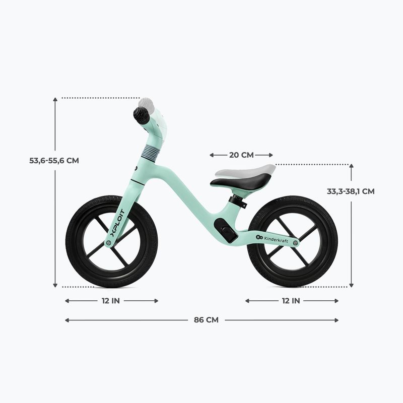 Kinderkraft Xploit cross-country bicykel tyrkysová 4