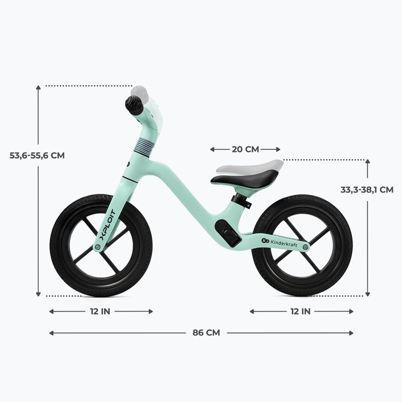 Kinderkraft Xploit cross-country bicykel tyrkysová 6