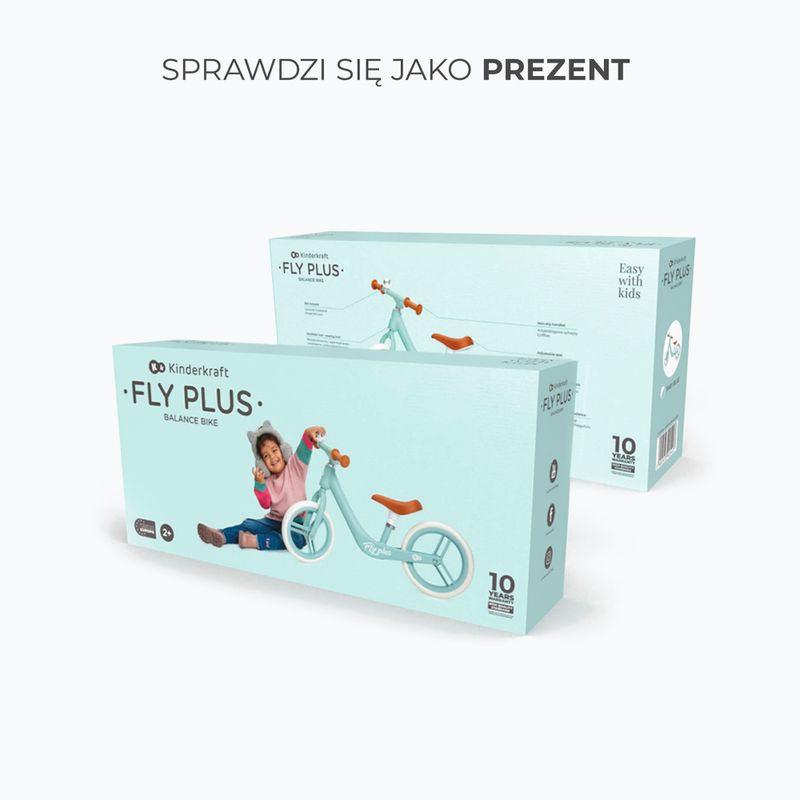 Odrážadlo Kinderkraft Fly Plus baby blue 10