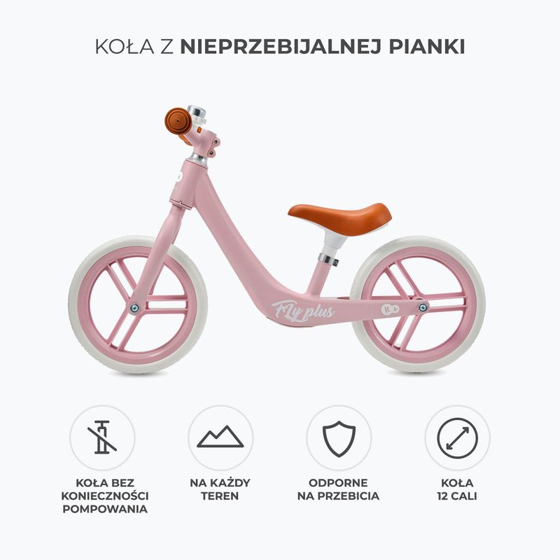 Odrážadlo Kinderkraft Fly Plus powder pink 8