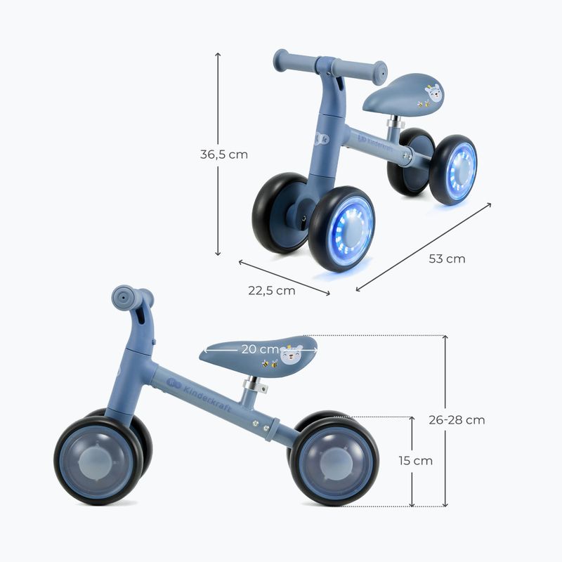 Odrážadlo Kinderkraft Cutie Flash blue 2
