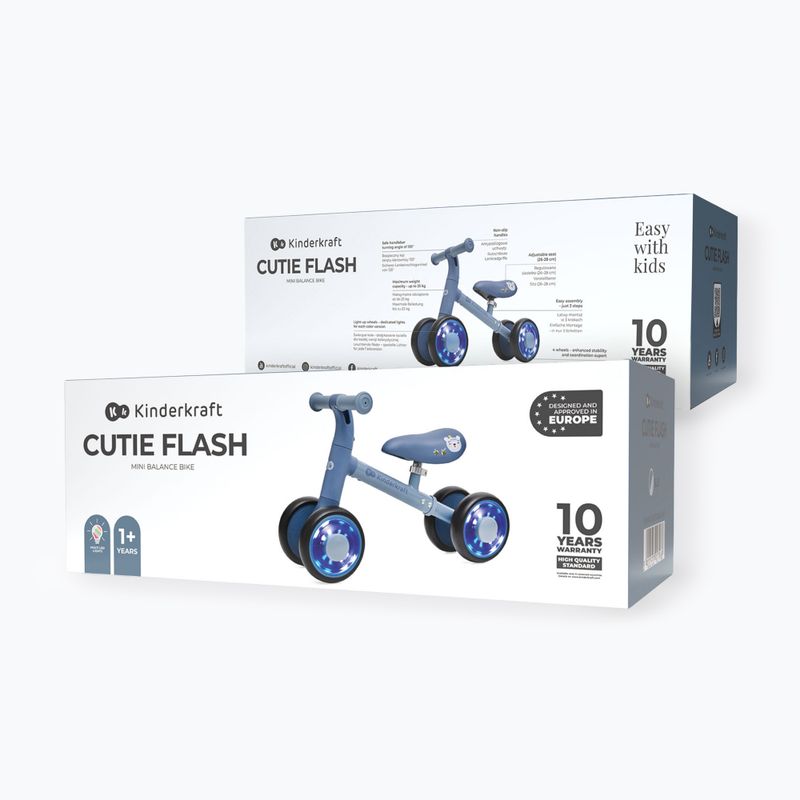 Odrážadlo Kinderkraft Cutie Flash blue 6