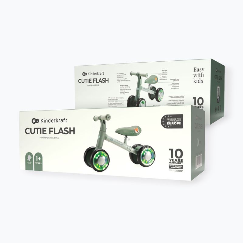 Odrážadlo Kinderkraft Cutie Flash green 6