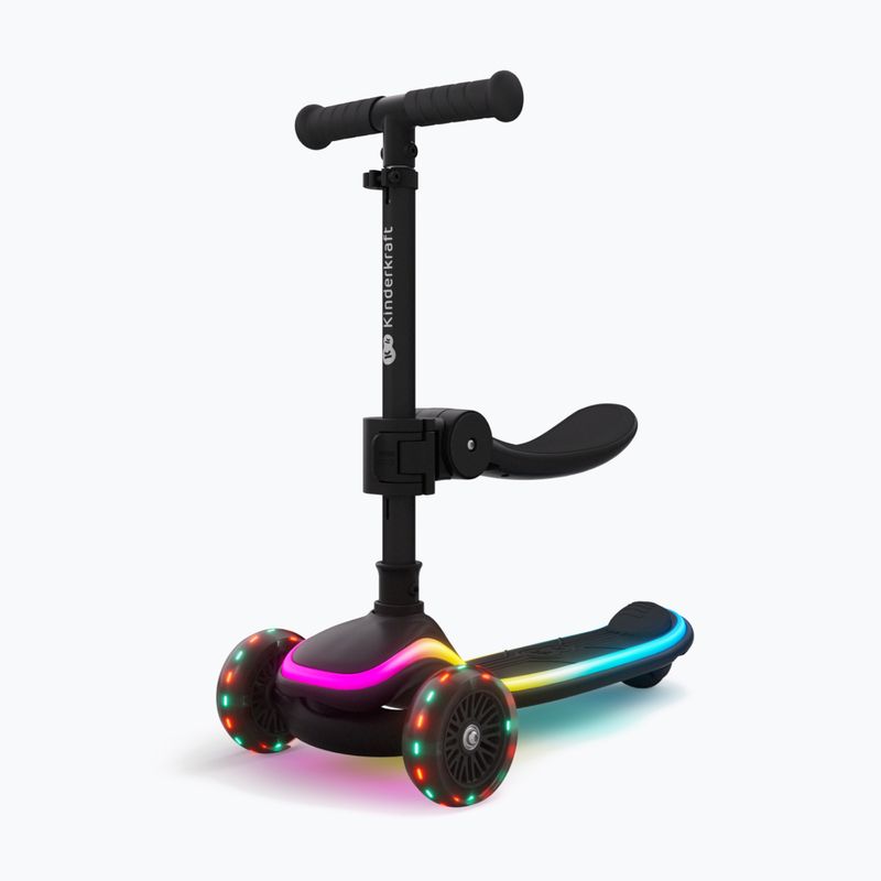 Detská trojkolesová kolobežka Kinderkraft Raket Up black 3