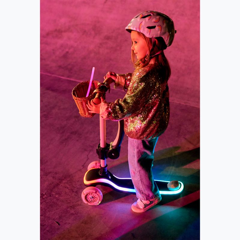 Detská trojkolesová kolobežka Kinderkraft Raket Up pink 14