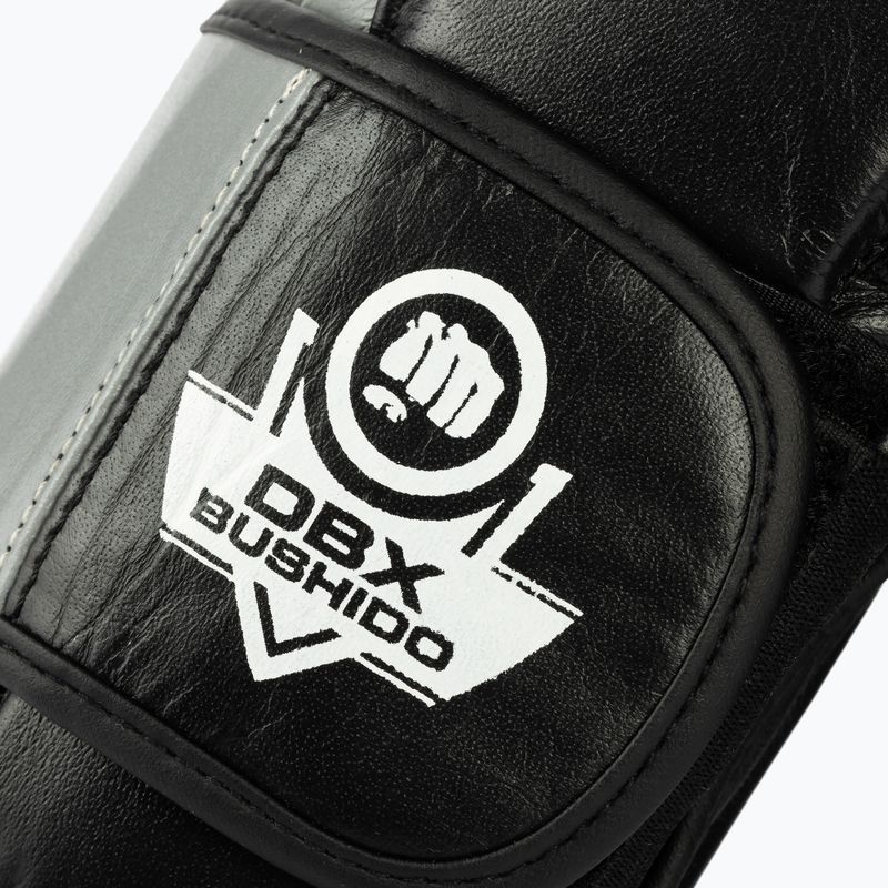 Boxerské rukavice Bushido Muay Thai z prírodnej kože čierne ARB-431sz 5