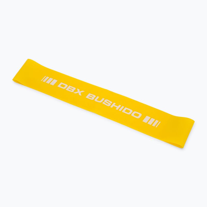Bushido Mobility Power Band Mini tréningová elastická žltá Pbm-04