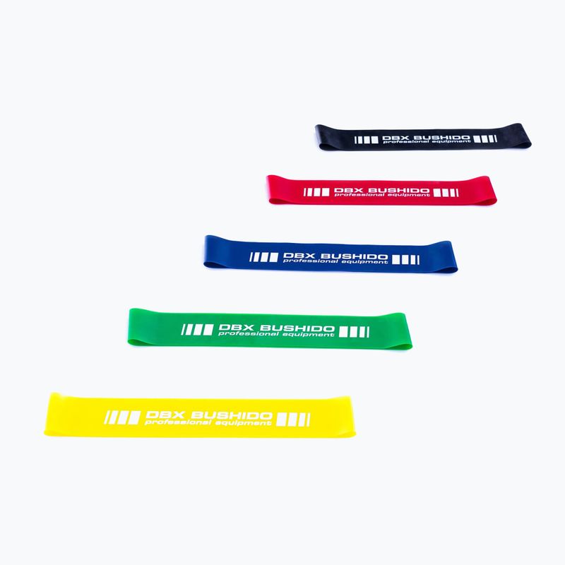 Bushido Mobility Power Band Mini tréningová elastická žltá Pbm-04 3