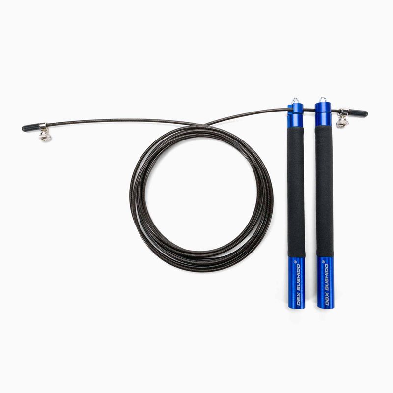 Hliníkové švihadlo Bushido Crossfit Premium S5-Blue