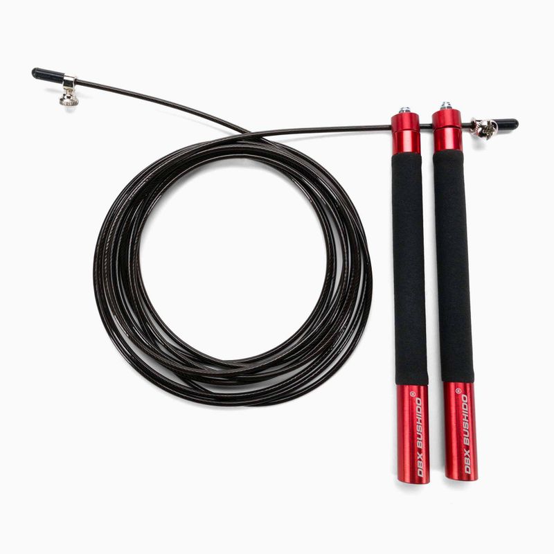 Bushido Crossfit Premium Hliníkové švihadlo červené S5-Red