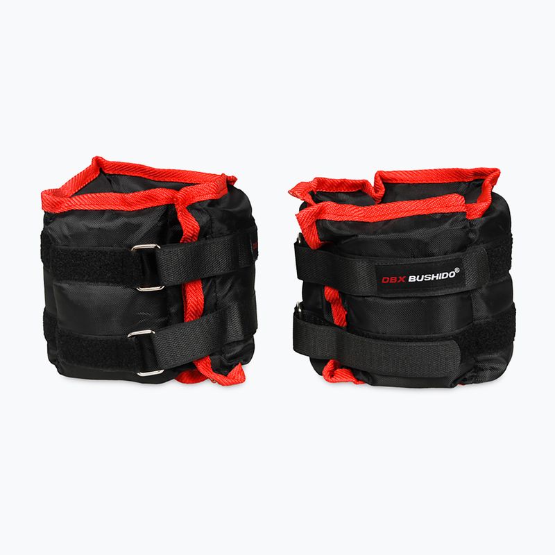 Sada závaží na členok a zápästie Bushido 2x3 kg čierna OB3