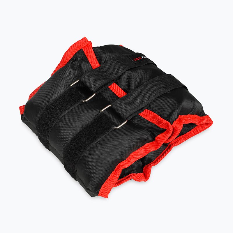 Sada závaží na členky a zápästie Bushido čierna - 2x2 kg OB2 5