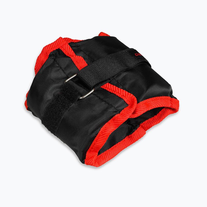 Závažia na členky a zápästia Bushido 2x1 kg čierna/červená OB1 2