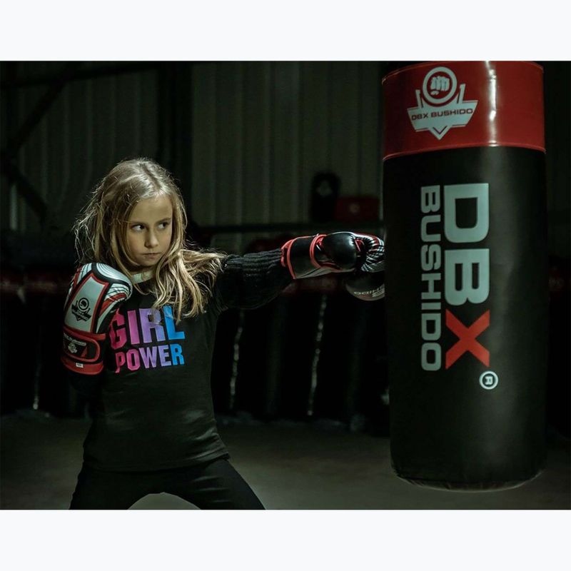 Detské boxerské rukavice DBX BUSHIDO ARB-47v2 čierno-červené 15