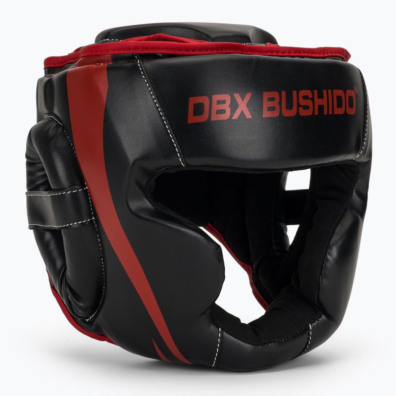 Boxerská prilba DBX BUSHIDO ARH-2190R čierna/červená