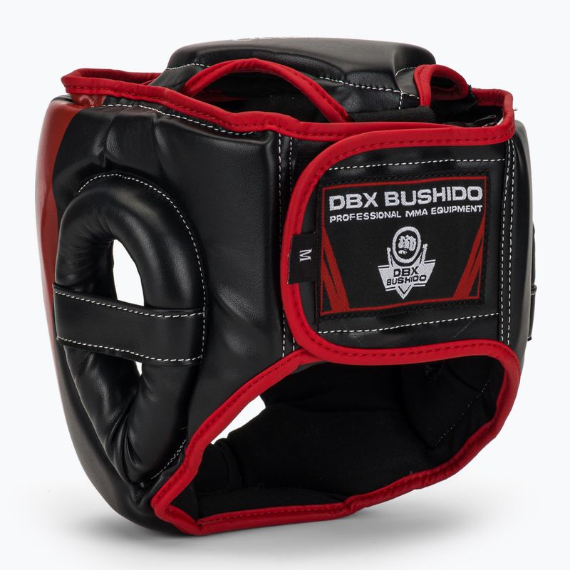 Boxerská prilba DBX BUSHIDO ARH-2190R čierna/červená 3