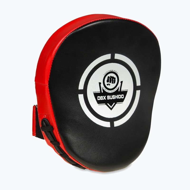 Tréningové lapy trenérske DBX Bushido Mini 2 pcs. black/red/white 3